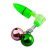 Fishing Rod Bait Alarm Bell with LED Light Dual Ring Bells Fishing Bite