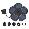 Solar Fountain Solar Powered Plum Blossom Style Fast Start Up Easy Installation Widely Used Stable Solar Water Fountain