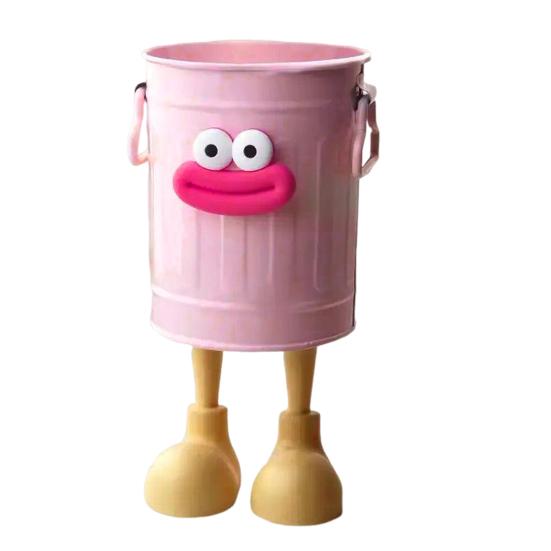 Инс Высокоценный Мультяшный Персональный Держатель для Ручек Студенческий Настольный Офисный Большая Вместимость Милый Простой Ретро Ведро для Хранения