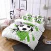 Passionate Soccer Ball Duvet Cover Set King Queen Double Full Twin Single Size Boys Bed Linen Set