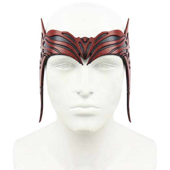 Алая Ведьма Корона Супергероя Косплей Головной Убор Нарядная Повязка На Голову Костюм Аксессуар для Хэллоуина Рождественская Вечеринка