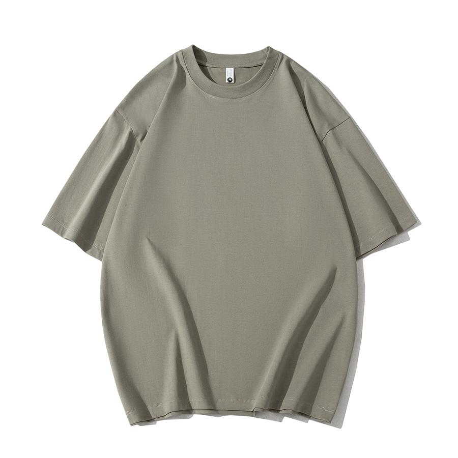 Мужская однотонная футболка свободного кроя Harajuku