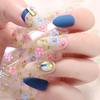 Аксессуары Голографические Наклейки для Ногтей Переводная Бумага Наклейки Цветочные Наклейки для Ногтей Цветочная Фольга для Ногтей