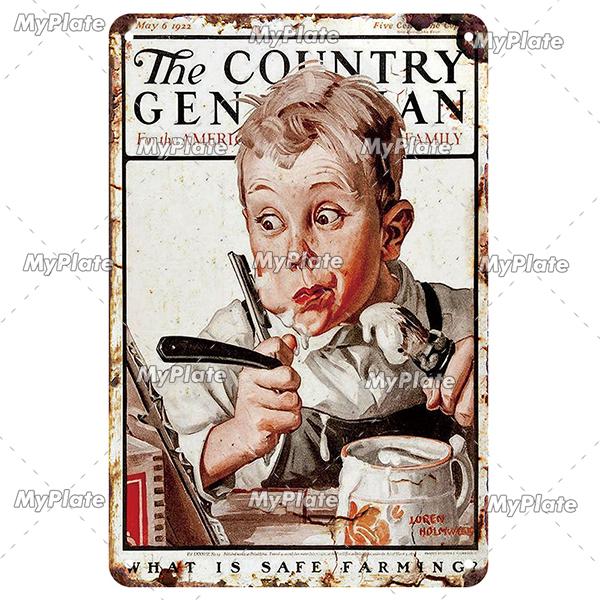 Винтажный постер парикмахерской, металлическая табличка, жестяная табличка, настенные поделки, ретро-декор для дома, украшение, подарок