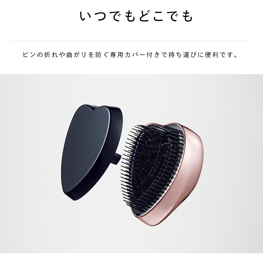 ReFa HEART BRUSH Щетка для волос Shine Red с эргономичным дизайном и мягкой щетиной