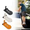 Universal Foldable Car Roof Rack Step Car Door Step Latch Hook Auxiliary Walking Car Foot Pedal Aluminium Alloy with Safety Hamm
