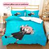 Spy x Family2 Pattern Bedding Quilt Set  Home Decoration  Gift (1 * duvet cover + 2 * pillowcase  without core)