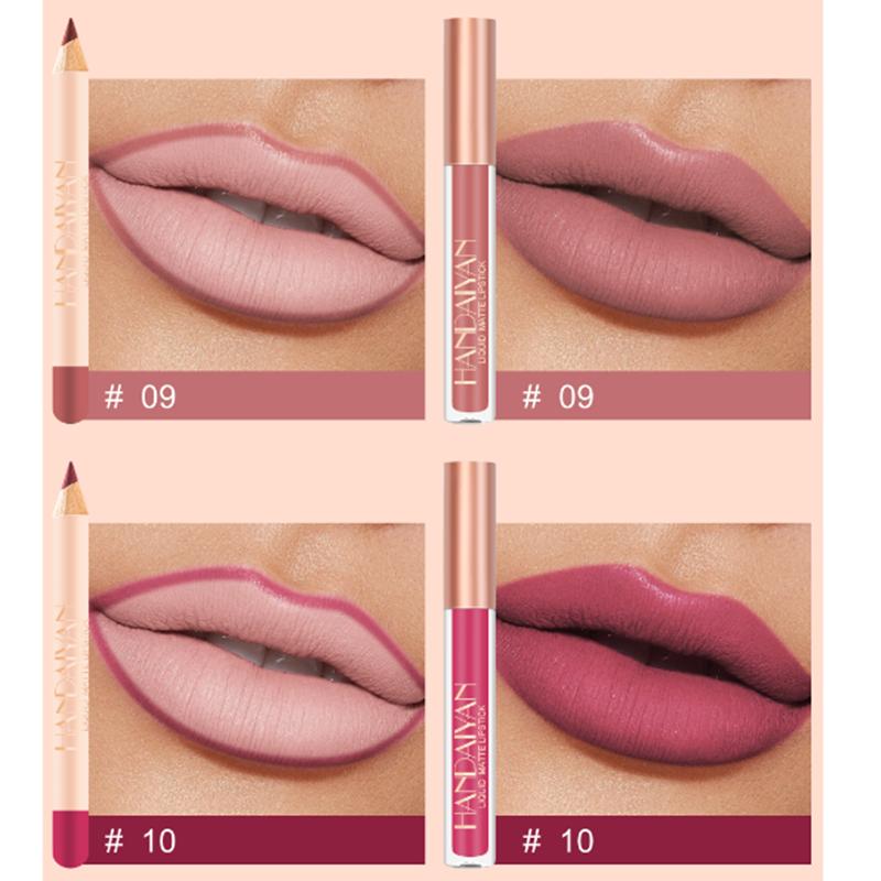 12 шт., палочки для губ, инструмент для красоты, водостойкий макияж, автоматический карандаш для губ, помада, маскарадный карандаш для губ