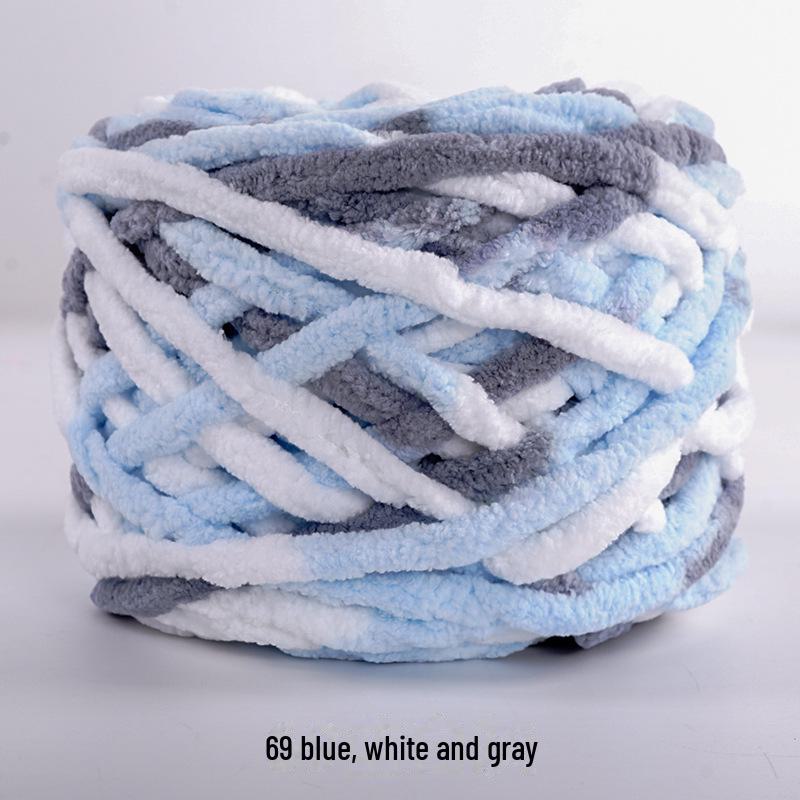 Толстая пряжа Ice Wool для вязания одеял, тапочек, шейных платков и шарфов