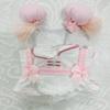 China Apron Headdress Set for Stuffed Animals Pink [Stuffed Clothes] & 10cm~15cm [item]