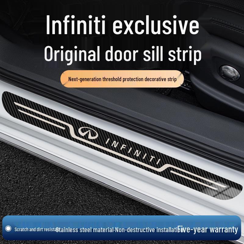 Оригинальная накладка на порог с подсветкой для автомобилей Infiniti QX50, QX60, Q80, Q70L, Q50L, FX3