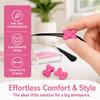 2Pcs Soft Silicone Glasses Ear Grips Anti-slip Eyeglass Ear Hooks Eyewear Temple Covers  Daily Wear
