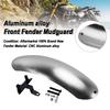 Extended Aluminum Alloy Front Mudguard For Street Scrambler 900 2026-2027 Silver