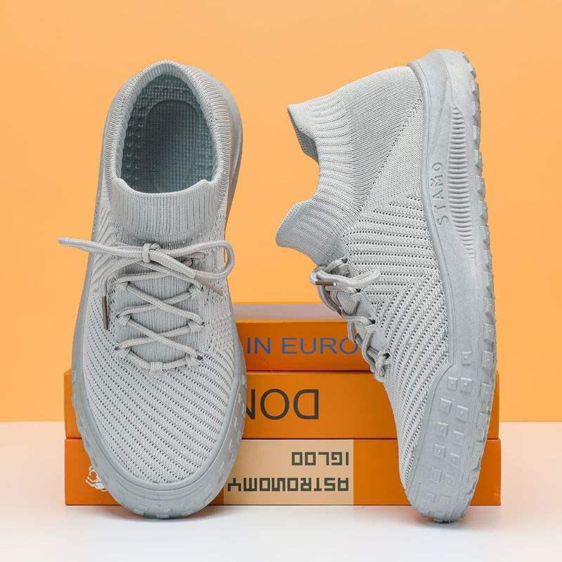Men's 2025 Summer Mesh Breathable Non-Slip Sock Sneakers with Thick Sole