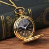 Флип Ретро Винтаж Карманные Часы Брелок Карманные Часы с Цепочкой