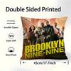 Sitcom BBrooklyn NineNine Pillow Covers Cartoon Sofa Decorative Home Doublesided Printing Short Plush Cute Cushion Cover