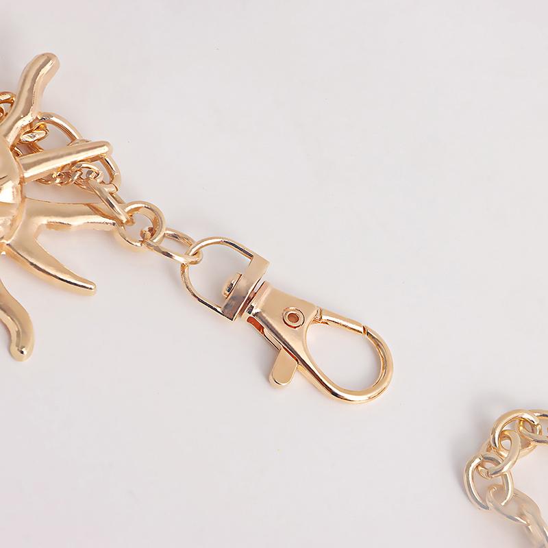 Многослойные металлические ремни на талию в стиле панк, готики, с луной и солнцем, металлические ремни для женщин, ювелирные изделия, поясная цепочка, поясные ремни