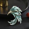 Senior Brooches Flower Leaf Brooch Pins for Women Suit Pendant  Fashion Brooches Jewelry