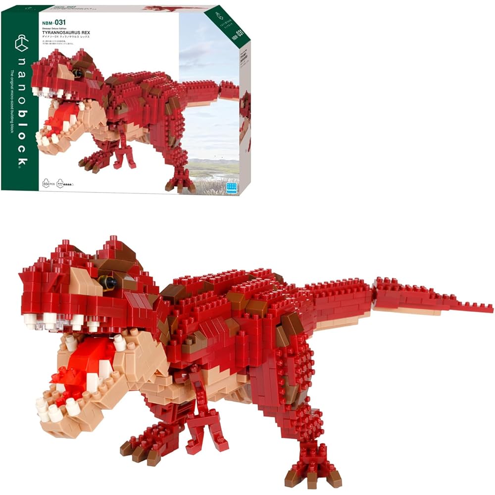 Kawada Nano Block Динозавр DX Тираннозавр Рекс Строительный набор NBM-031