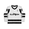 Illenium White Black Clean Logo Rave Hockey Jersey Long Sleeve V-neck T-shirt Unisex Streetwear Graphic Full Print Tshirts