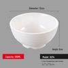 Скандинавская белая меламиновая обеденная миска