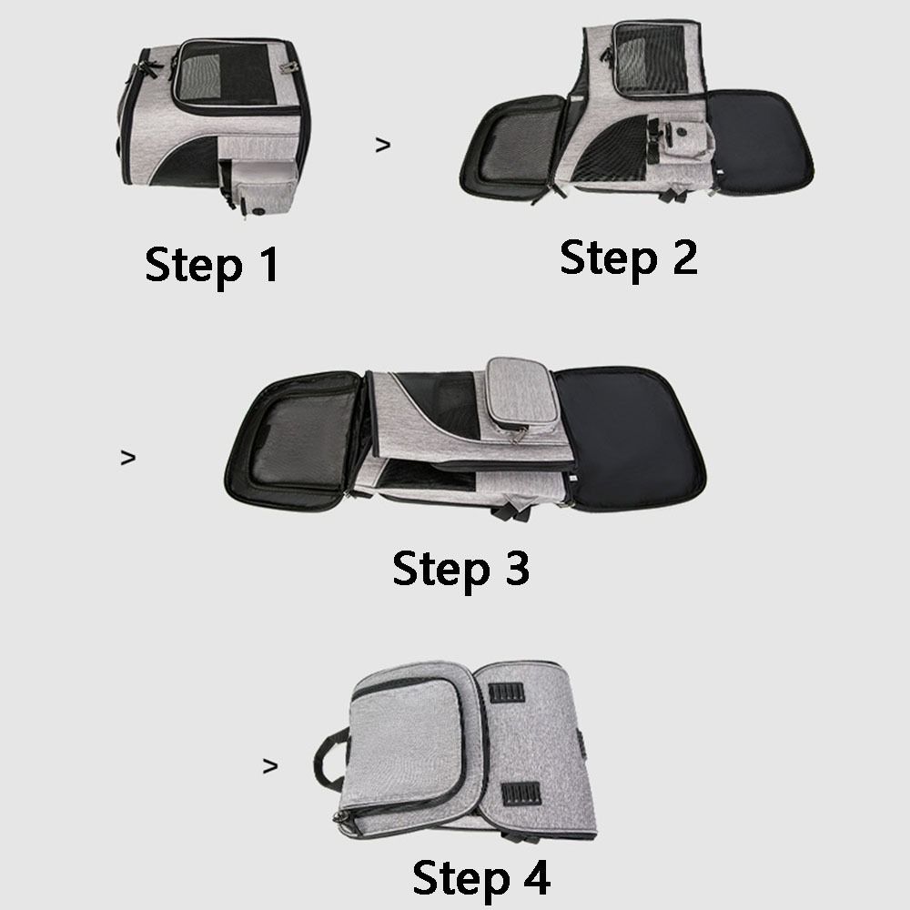 Расширяемый рюкзак для домашних животных, дышащая дорожная сумка для домашних животных, переноска для кошек, космическая капсула