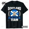 Scotland Drinking Team Funny Scottish Flag Beer Cotton T Shirt Casual T Shirts Cotton Tops Tees for Men Normal Short Sleeve