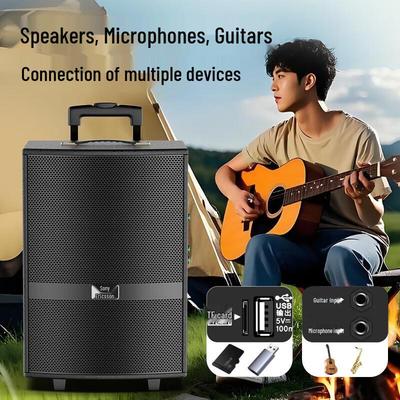 Soaiy SA-X23 15-дюймовая уличная Bluetooth-колонка, вилка CN (адаптер в комплекте)