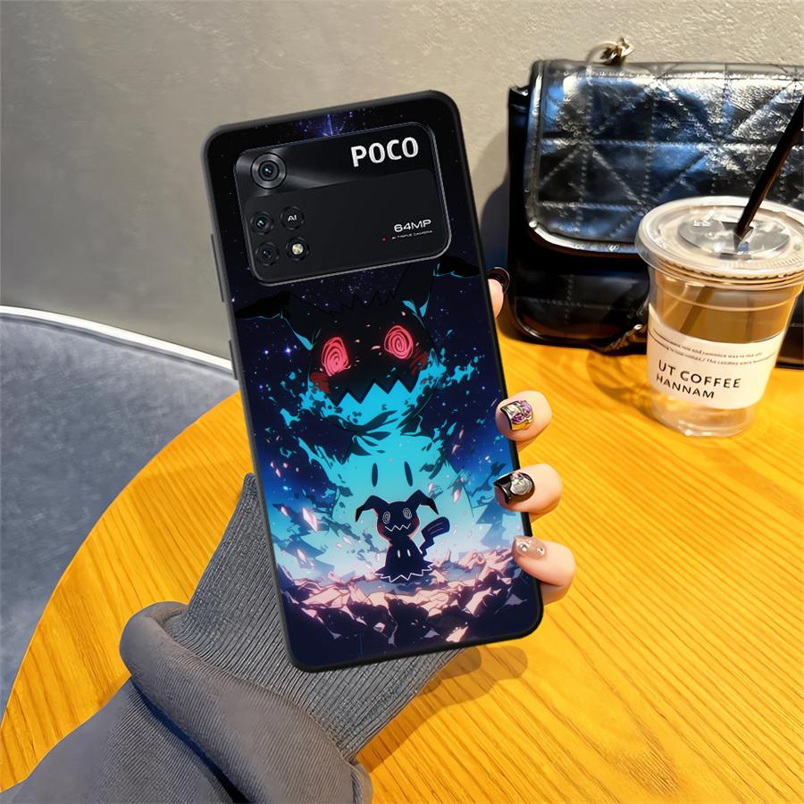 Смешная Чехол-накладка для телефона Pokemon Mimikyu для Xiaomi Poco F8 M3 M4 M7 Pro F1 C71 M5 F3 C50 C75 X3 X4 X5 X7 Pro C61