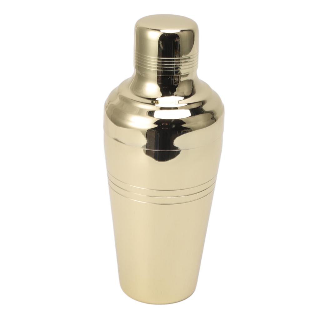 Cocktail Shaker 304 Stainless Steel Mixer Drink Shaker for Home Bartending Kit Bar Tool 510ml Gold