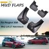 Car Mud Flaps For Peugeot 308 Mk2 Hatchback Hatch 2014 2015 2016 2017 Mudflaps Splash Guards Mud Flap Mudguard Fender Front