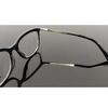 RSINC Unisex Fullrim Lightweight Frame Leather Stich Optical for Men and Women,  (Black-Cart-2)