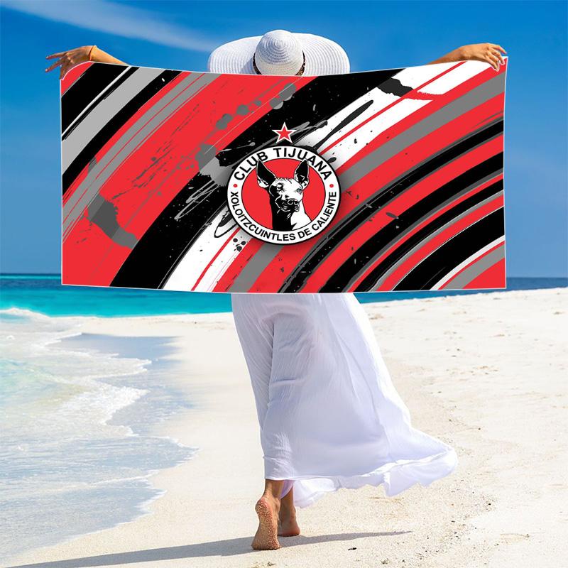 Club Tijuana Print Beach Towel, Large Soft Quick Dry Towel for Beach Camping Swimming