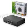 RGB Component Switch Selector Box 3 in 1 out 5 RCA L/R Ypbpr Component Switch AV Switcher Hub for PS2 Wii Xbox DVD HDTV 5