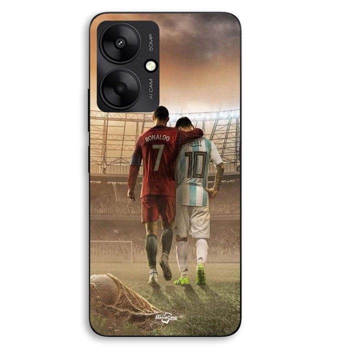 Coque Pour Xiaomi Redmi 13C 5g Cristiano Ronaldo Messi Goat Maniacase