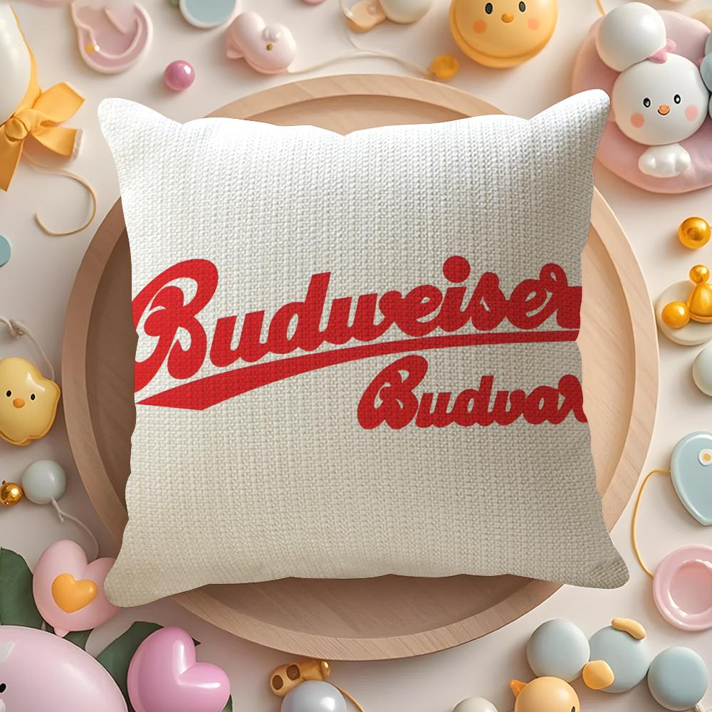 Budweiser Budvar Пивоварня Наволочка с принтом Наволочка для гостиной Подушка на диван Чехол на подушку Декор спальни