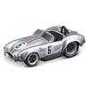 Maisto 1/64 Scale Muscle Machines Muscle Transporter Diecast Model Car (1950 Ford COE Flatbed/1964 Shelby Cobra - Silver/Blue 11548)