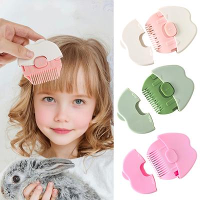 1/3 шт. Триммер для секущихся кончиков волос для малышей, в форме фрукта, для мальчиков и девочек, мини-двусторонняя расческа, закругленные края, портативный, инструменты для мягкой стрижки и укладки волос