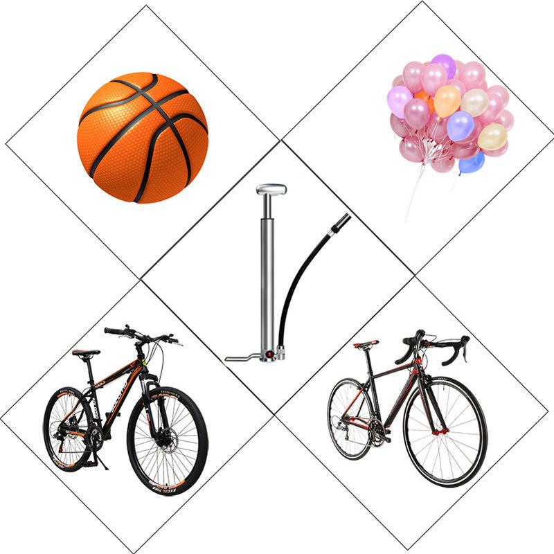 Mini Aluminum Bike Pump 100 PSI Hand Air Inflator For Cycling Frames Portable With Presta