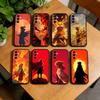 K-Kyojuro R-Rengoku-U Чехол для телефона Samsung Galaxy A73,A72,A71,A70,A53,A52,A51,Мягкий силиконовый черный чехол