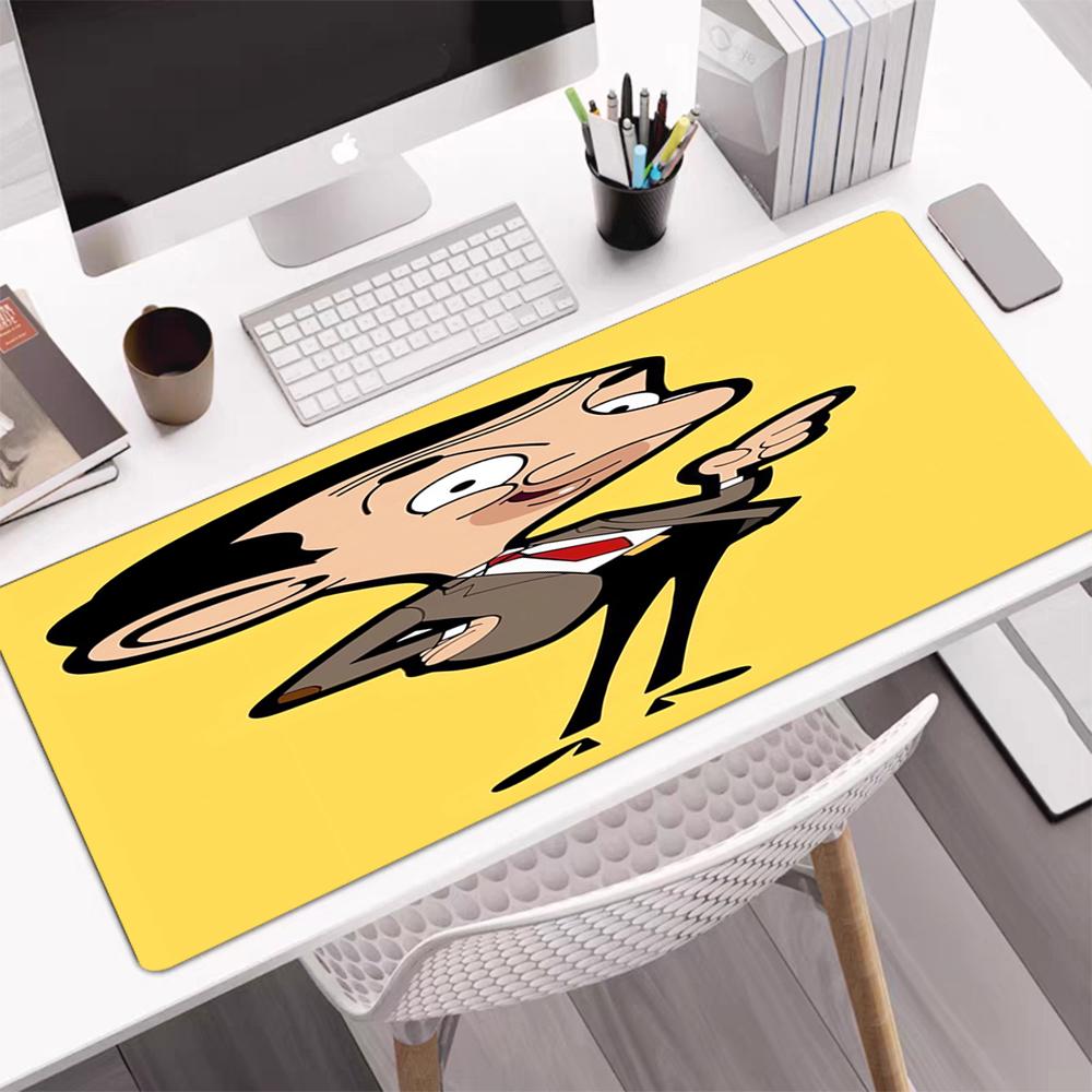 Mr. Bean Theme Mouse Pad, Non Slip Rubber Base, Multifunctional Office & Home Decor, Perfect for Workspace Personalization.