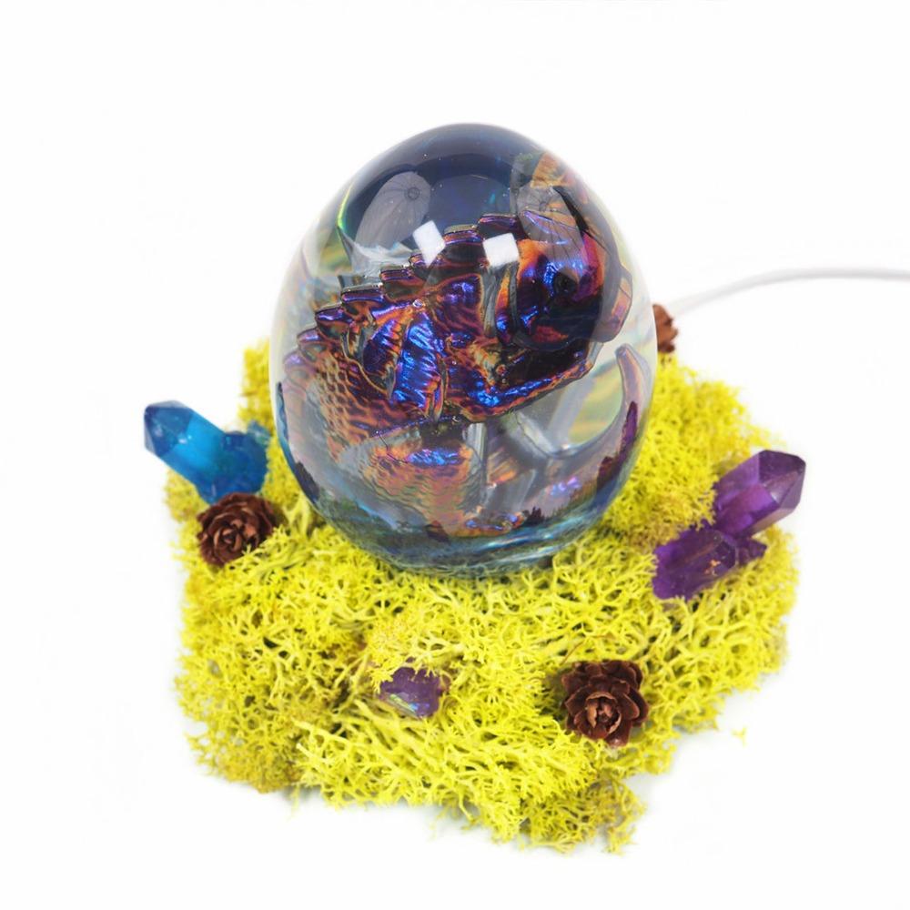 2pcs Easy Release Egg Silicone Mold Large Size Ball Shape Mold Resin Sphere Mold For DIY Crafts