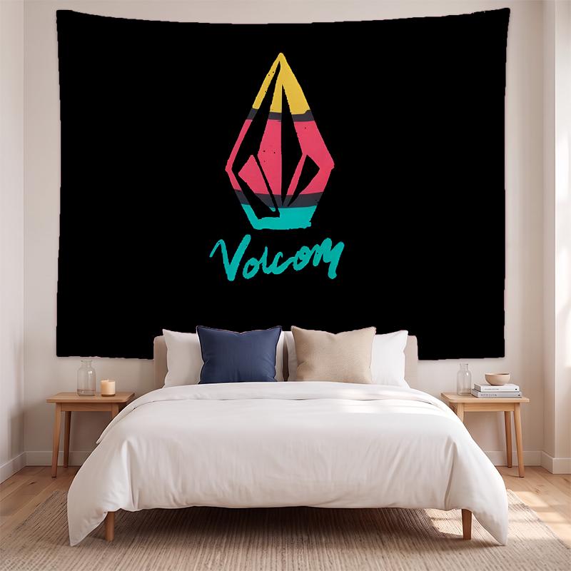 V-Volcom (1) Art Wall Hanging Tapestry for Home Bedroom Living Room Decor Great Gift Idea