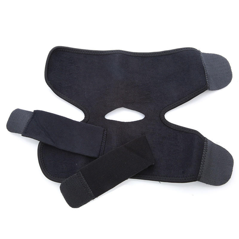 Спорт на открытом воздухе черный бандаж для поддержки лодыжки для ног эластичный бандаж для футбола