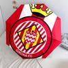 Узор Girona FC, автоматический складной зонт, портативная и складная конструкция, 8 спиц, рождественский или день рождения.