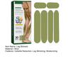 30 Pcs Leg Cellulite Reduction Patches Natural Herbal Formula Leg Slimming Shaping Moisturizing Asiatic Wormwood Breathable Gentle Skin Care Patches