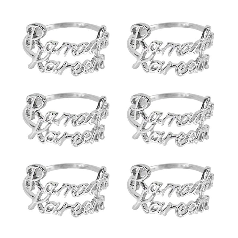 2/6 шт. Рамадан Карим Кольца для салфеток Ид Мубарак Мусульманский Исламский Обеденный Стол Домашнее Украшение Сплав Пряжка для Салфеток Рамадан Подарок 2024