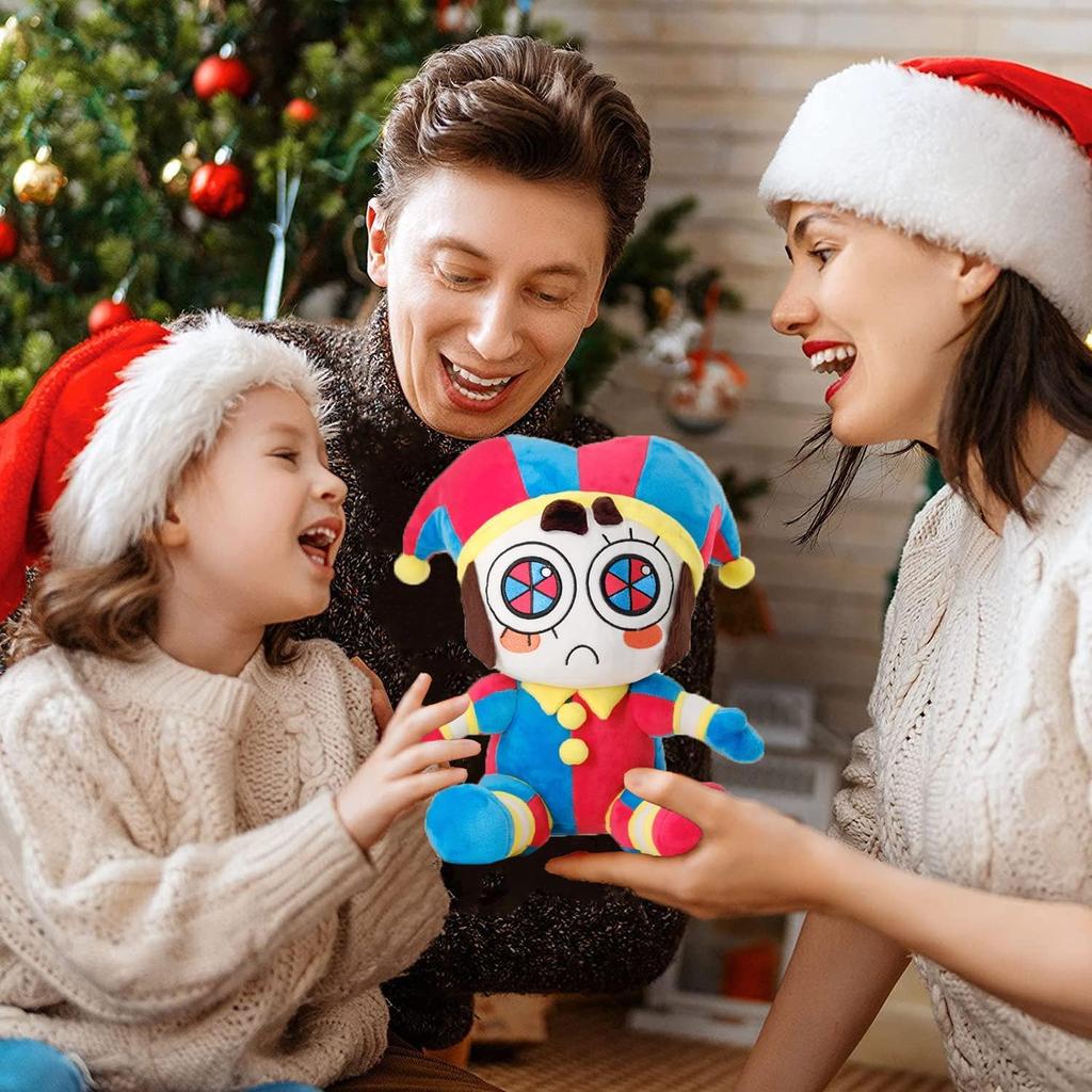 Таинственный цифровой цирковой плюшевый Pomni Plush Kids Adult Cute Stuffed Boys and Girls Birthday Halloween Christmas The Amazing Digital Toy, Toy, Doll,