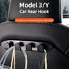 Hipacool 2 шт. Крючок для Tesla Model 3/Y Автомобильный задний подвес 5 кг Высокая грузоподъемность Автомобильные аксессуары Внутренний крючок Универсальный автомобильный кронштейн