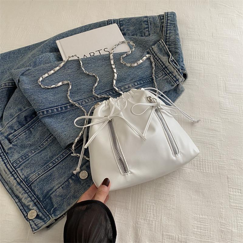 Fashionable Summer Mini Shoulder Bag For Women In Stylish Black White Red And Silver